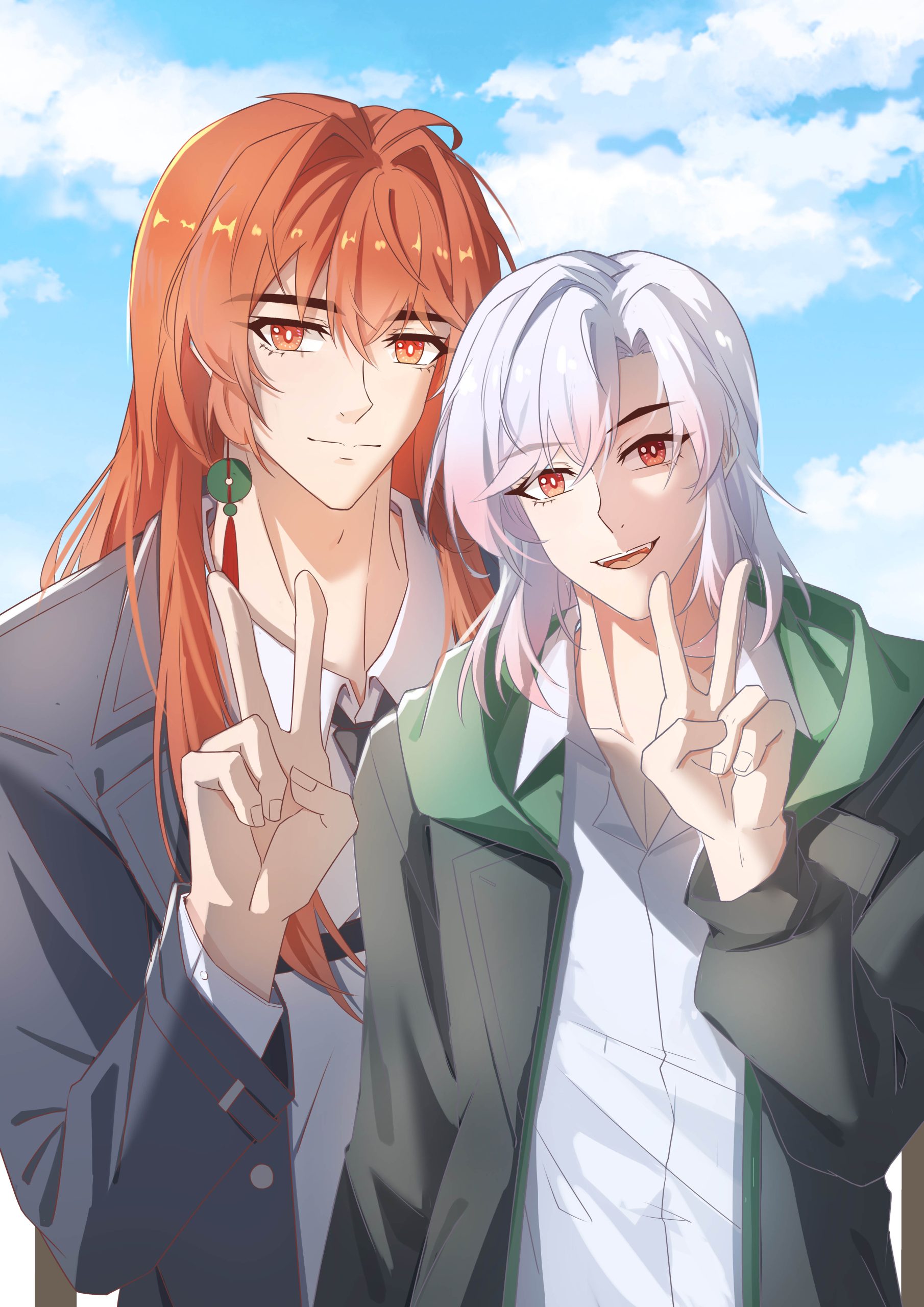 放一张双人合照-小星球