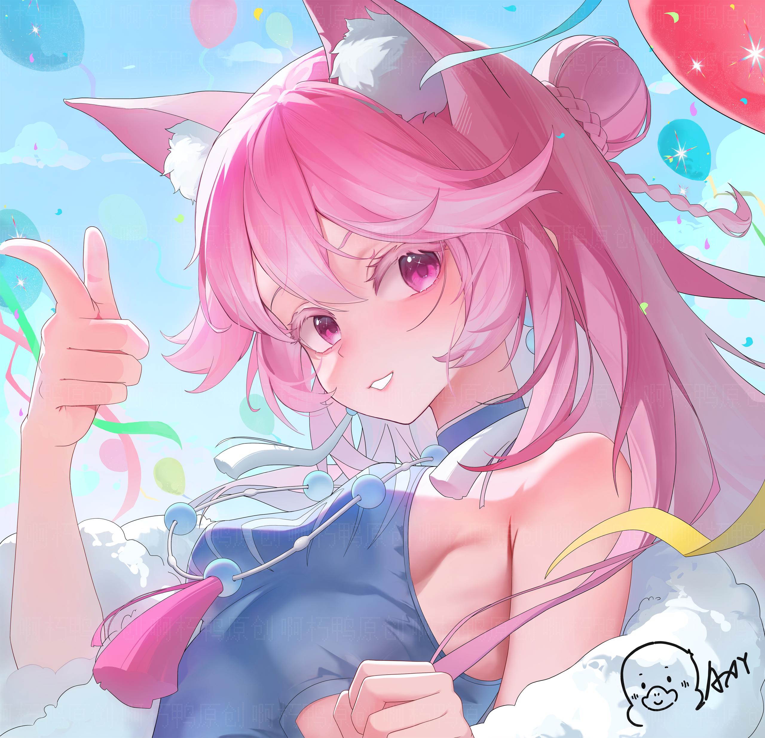 OC胸像绘制-小星球