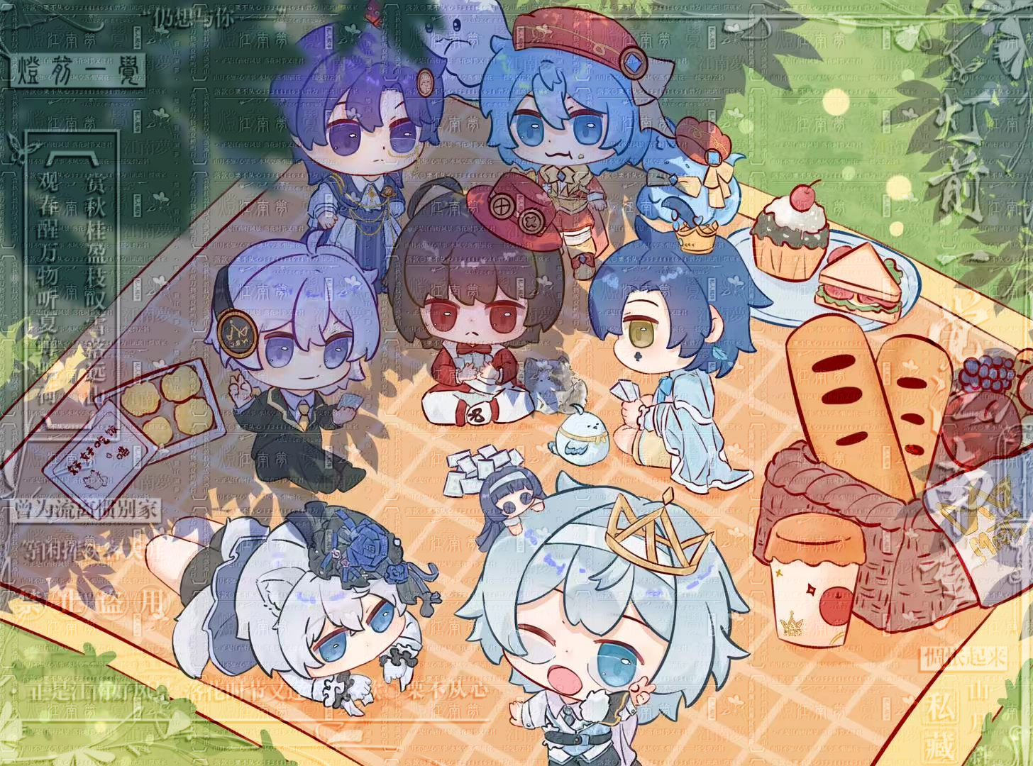 野餐时刻✧*。٩(ˊωˋ*)و✧*。-小星球